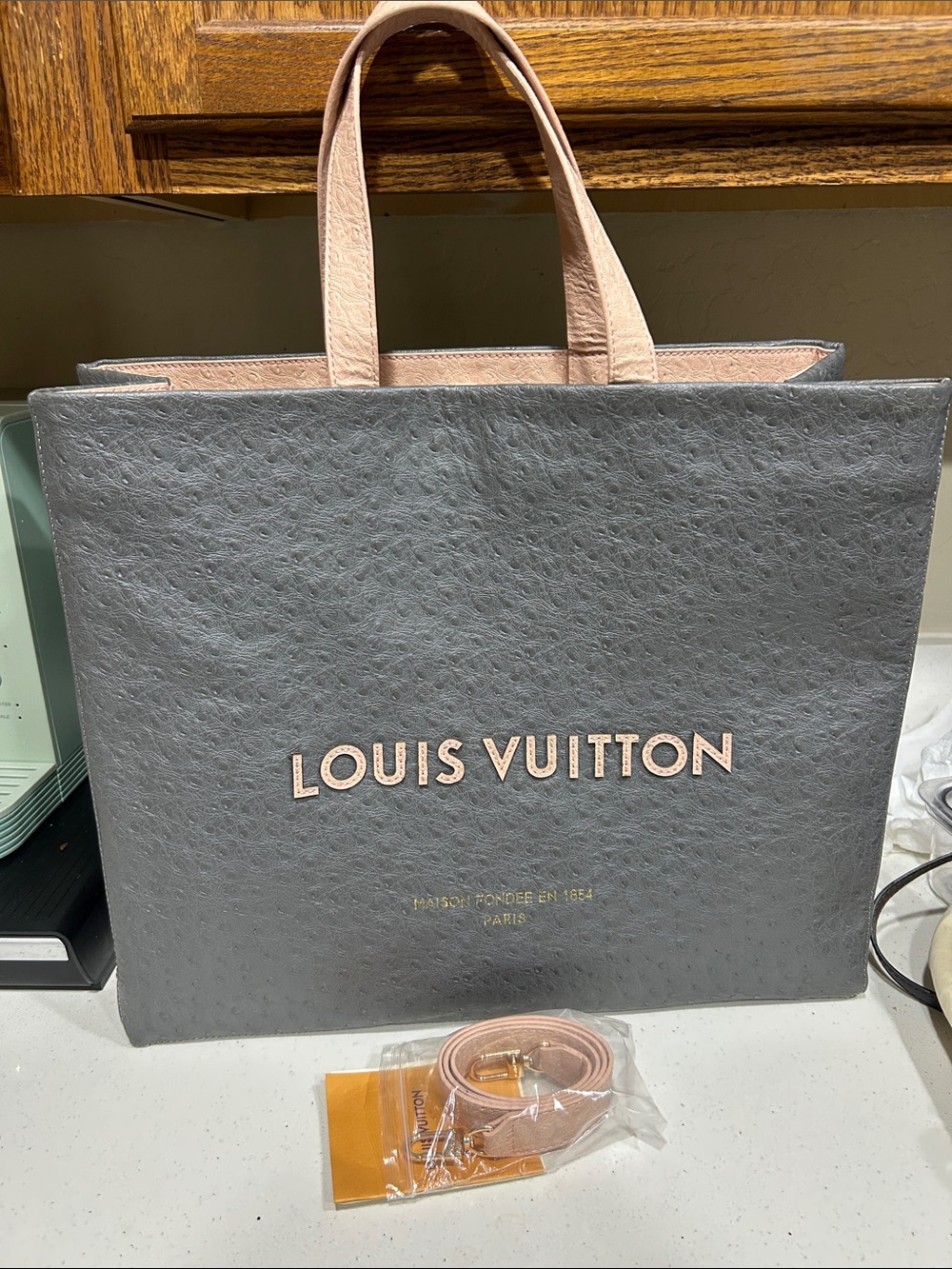 Designer inspired tote